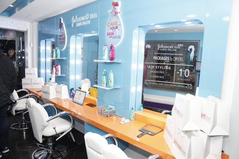 Launching of Johnson's Kids Hair Salon at KidzMondo